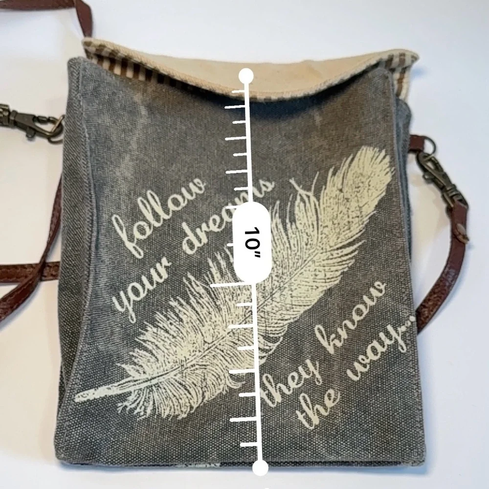 Primitives by Kathy canvas crossbody bag